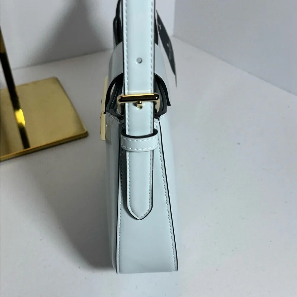 Kate Spade Glossy Pale Blue Shoulder Bag
